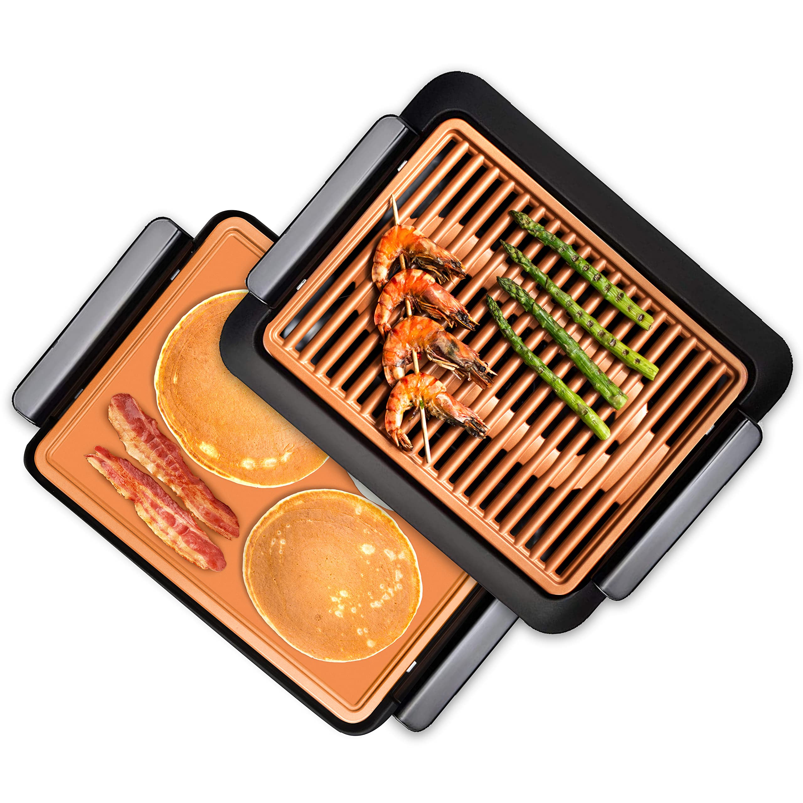 Gotham Steel Smokeless Indoor Grill, Nonstick Indoor Smokeless Grill