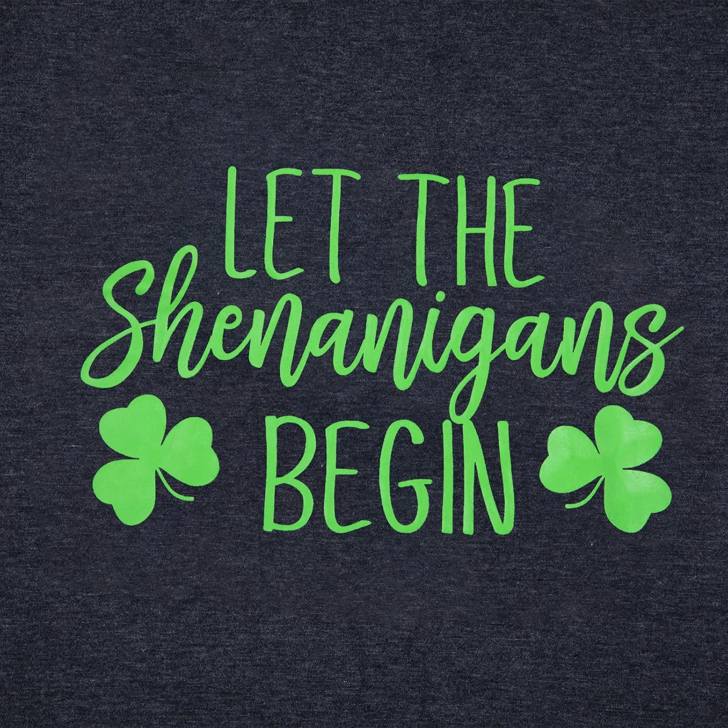 Womens St Patrick's Day Shirts Let The Shenanigans Begin Shirt Lucky T Shirt Shamrock Tee Funny Sayings Tops - Image 4