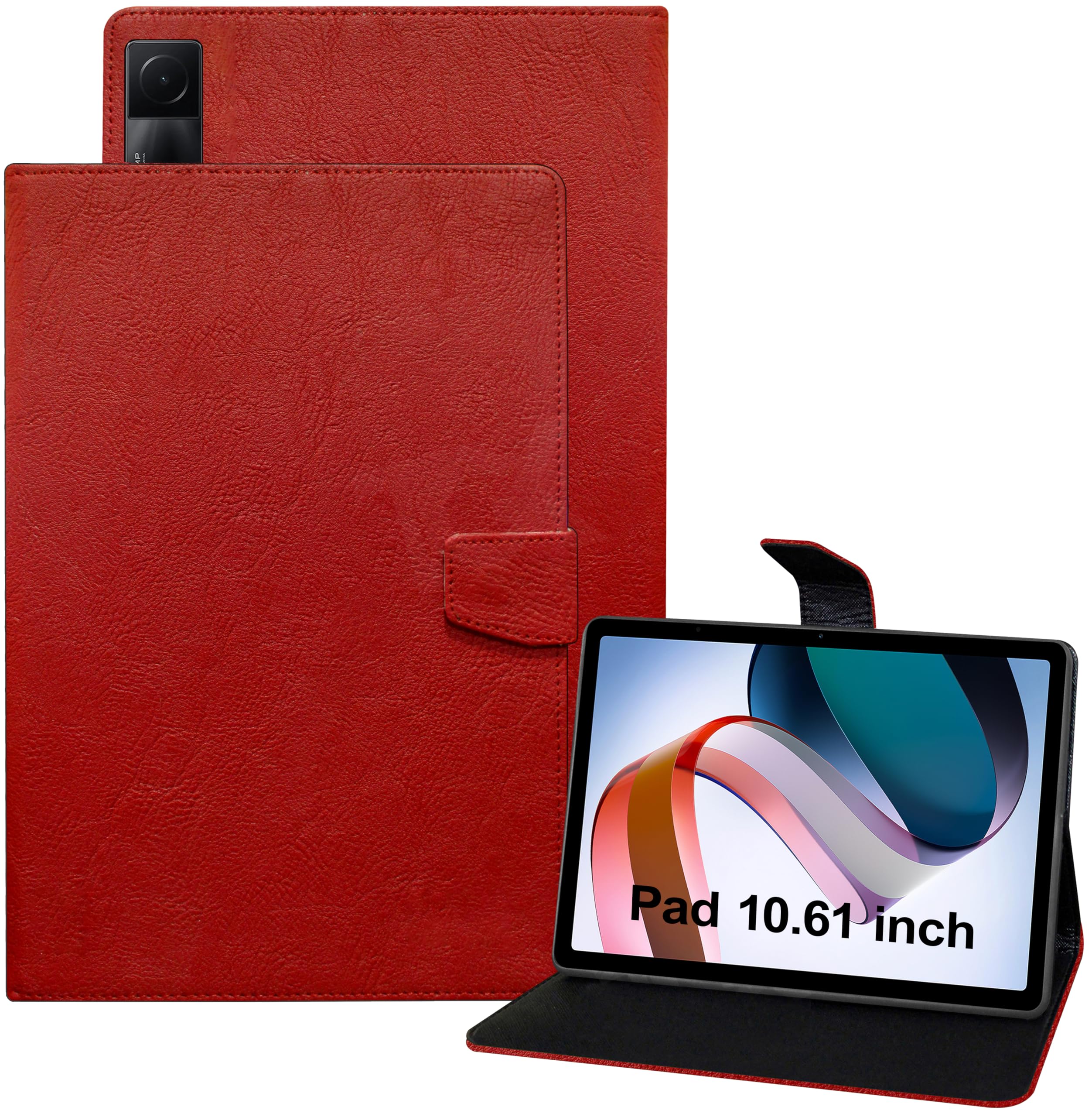 See full amazon price history chart for TGK Plain Design Leather Protective Cover with Viewing Stand Back Flip Stand Case Cover for Redmi Pad 10.61 inch Tablet with Precise Cutouts (Red) TGK Plain Design Leather Protective Cover with Viewing Stand Back Flip Stand Case Cover for Redmi Pad 10.61 inch Tablet with Precise Cutouts (Red) (B0BJF5RH4P) Amazon Price History, Amazon Price Tracker