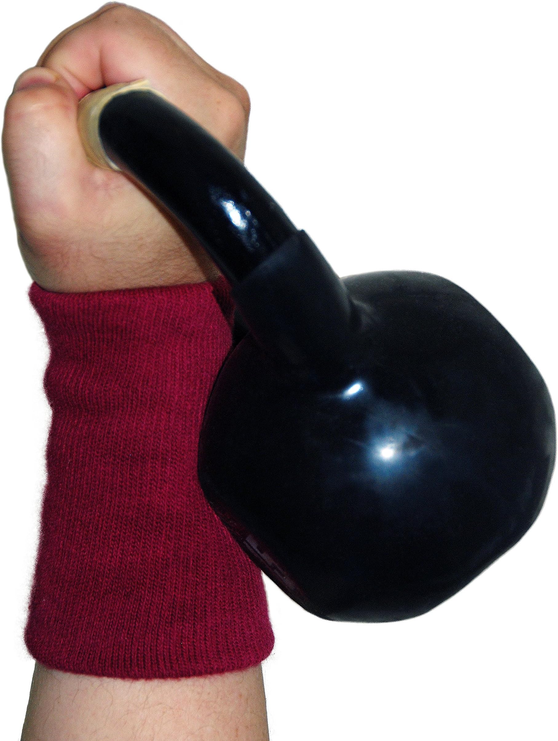 Cotton Kettlebell Wrist Protective Pads 3Wx6L - Unisex (One Size Fits Most)