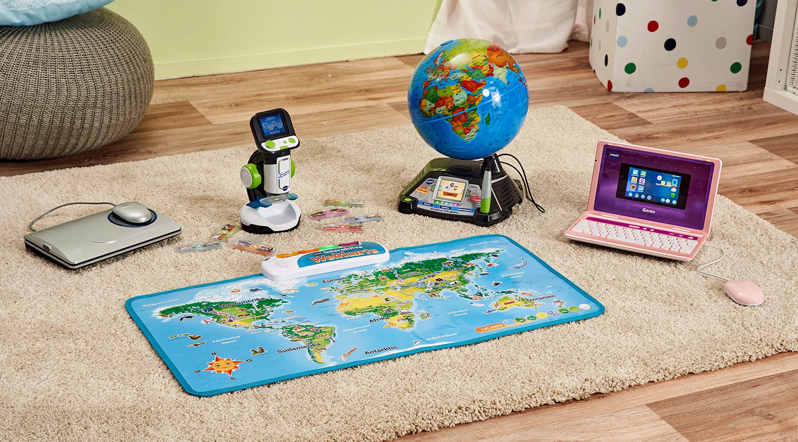 VTech Interaktives Video-Mikroskop mit LCD-Display für Kinder ab 7
