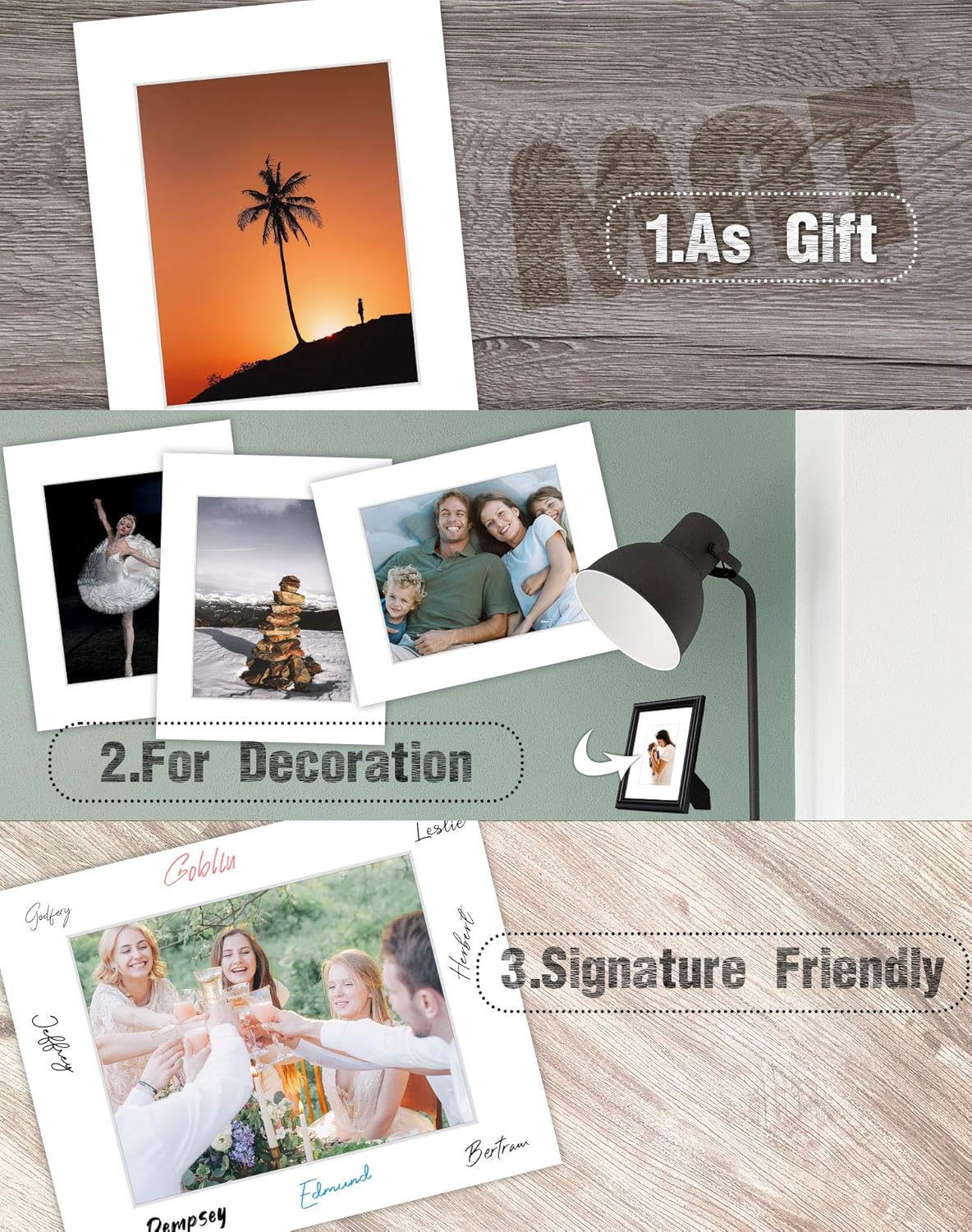 Blасk Frіdау - 70% оƒƒ Golden State Art, 16x20 Picture Mats Mattes with White Core Bevel Cut for 11x14 Photo + Backing + Bags (White, 5 Pack) Blасk Frіdау 🔥 Golden State Art, 16x20 Picture Mats Mattes with White Core Bevel Cut for 11x14 Photo + Backing + Bags (White, 5 Pack)