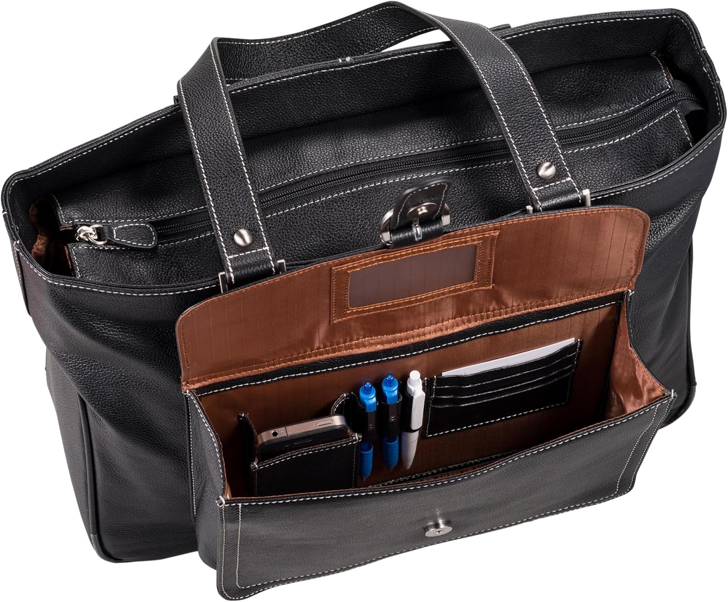 Hot Deals Clark & Mayfield Stafford Pro Leather Laptop Tote 17.3 (Deep Teal) One-Day Sale: Up to 80% Off Clark & Mayfield Stafford Pro Leather Laptop Tote 17.3 (Deep Teal)