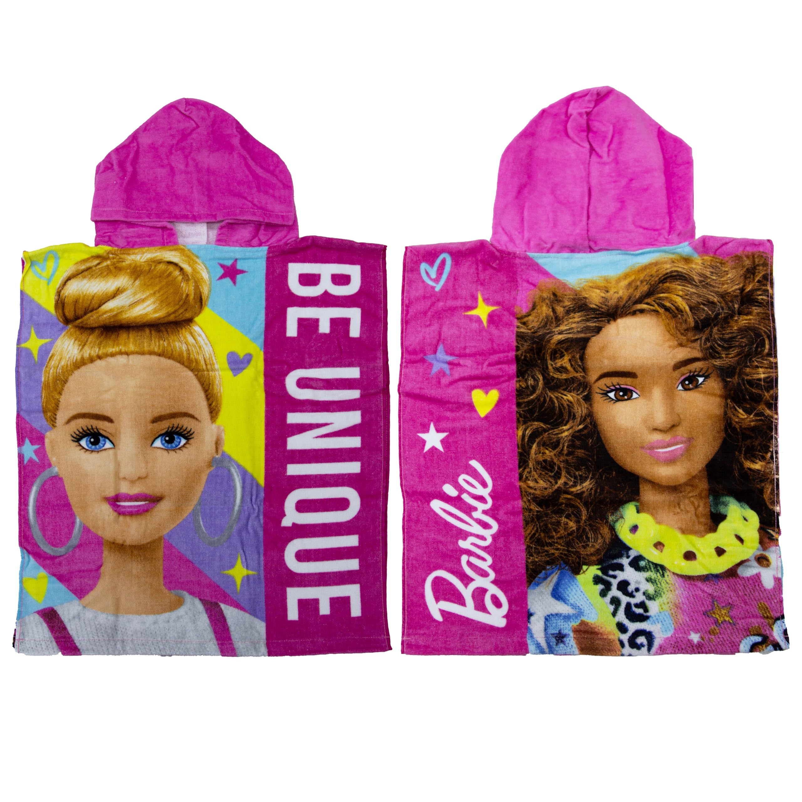 Barbie  Kids Pink Poncho, Sports Direct