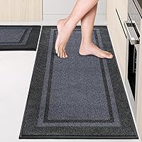 Vista 33 de Alfombras de cocina de 24" x 70", antideslizantes, lavables a máquina, alfombras de pasillo de cocina, tapetes de piso, tapetes absorbentes
