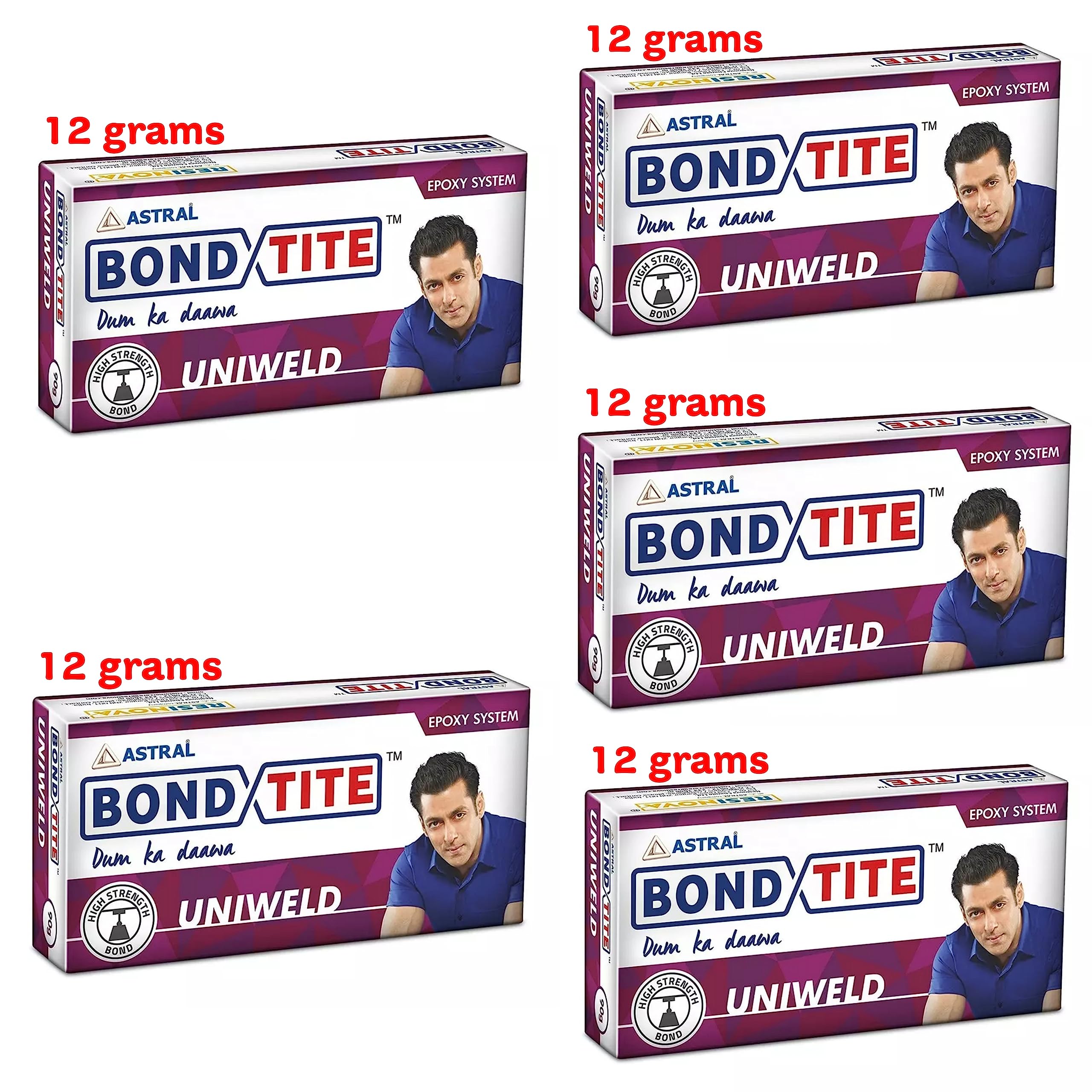 Bond Tite Uniweld - Astral Adhesive - 12 grams - Pack of 5 (B0C74VZBJN) Amazon Price History, Amazon Price Tracker