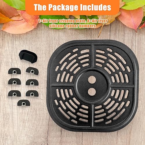 Miniatura 7 de Placa para freidora de aire de 6 cuartos de galón para freidora de aire Bella de 6 cuartos de galón, bandeja mejorada, rejilla de rejilla para