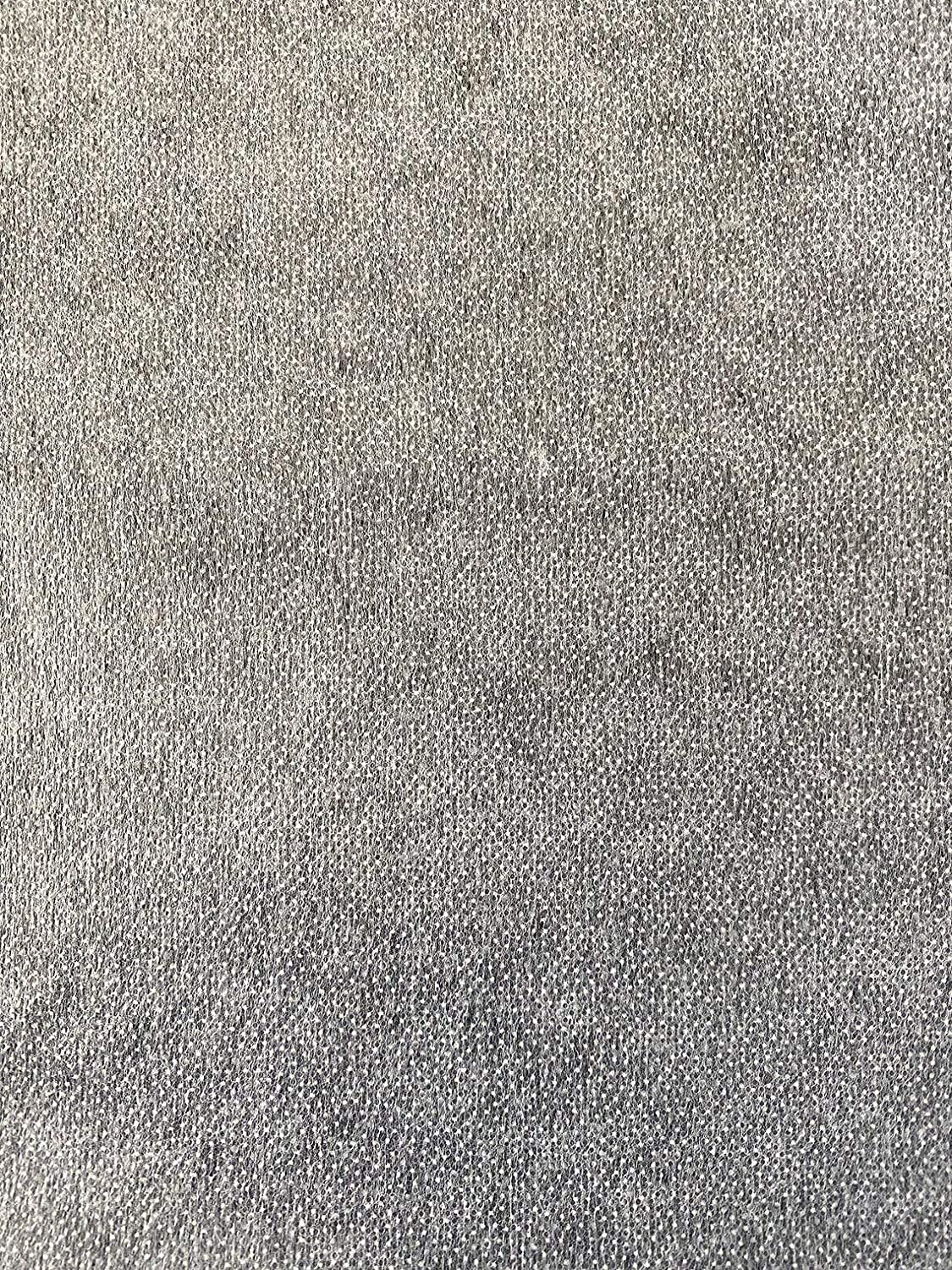 M Fabrics White Iron-On Non-Woven Fusible Interlining (10 Meters, 50 GSM) | Dot Canvas Interfacing for Women Garments, Suits, Boutique & Tailoring 1