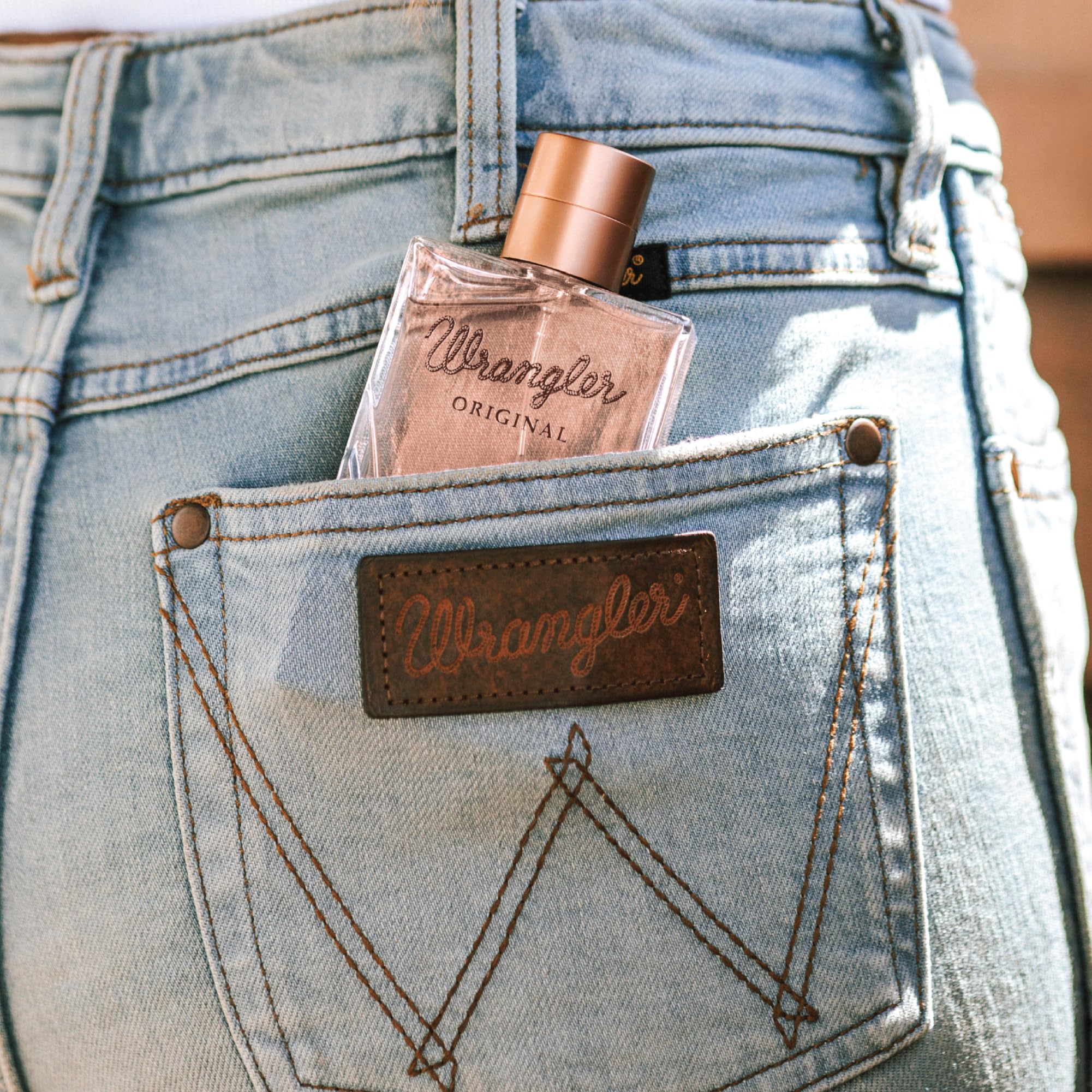 Wrangler 1947 Perfume by Tru Western, 2.5 fl oz, Jasmine, Denim, White Leather, and Amber Drops Scented Eau de Parfum: Wrangler Original Perfume