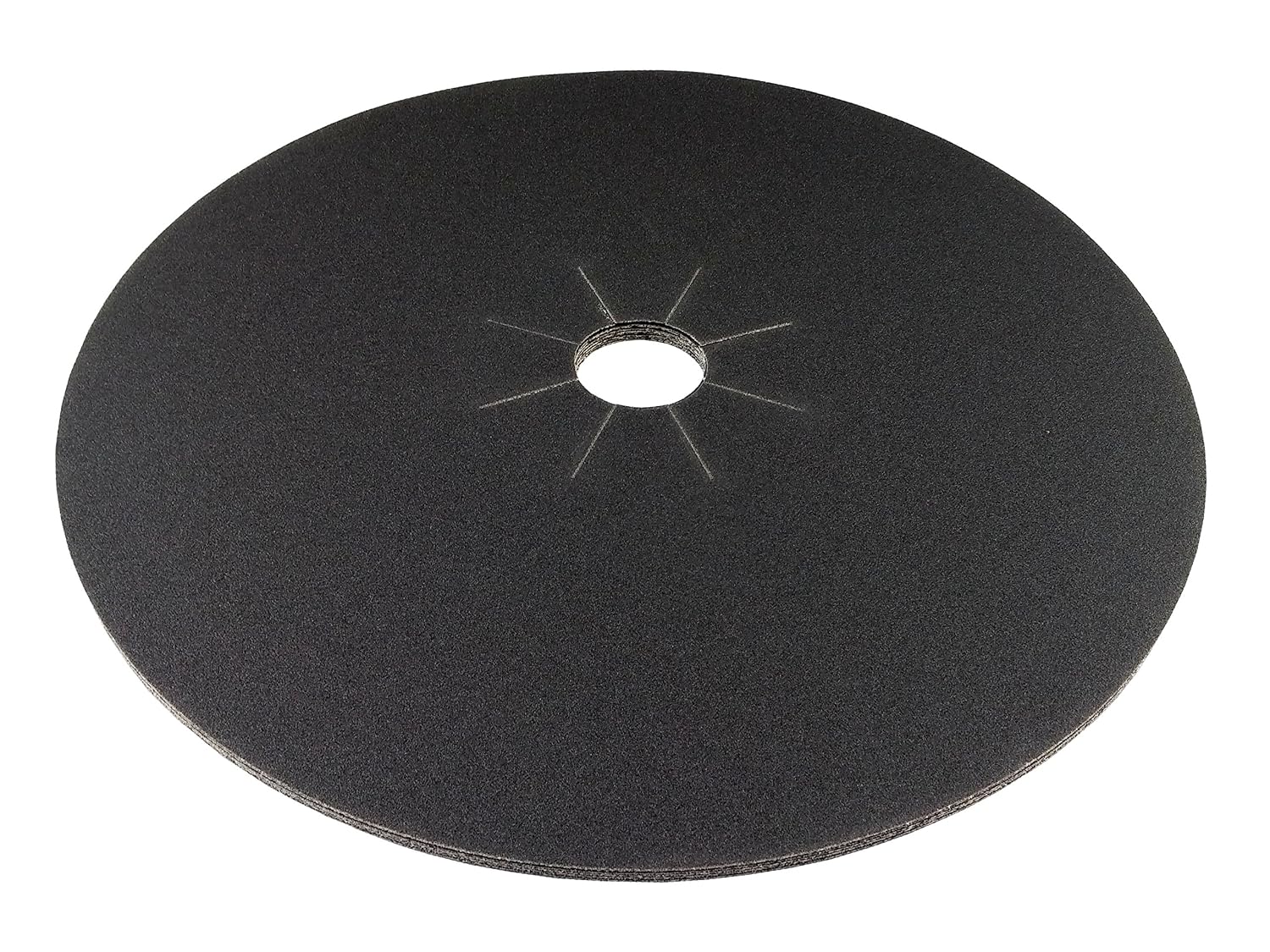 Starcke 16'' x 2'' Silicon Carbide Slotted Edger Floor Sanding Discs (10 Pack, 80 Grit)