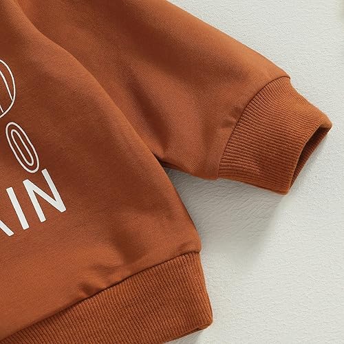 Miniatura 3 de Conjunto de sudadera con cuello redondo y pantalones acampanados para bebé y niña, para Halloween, para otoño e invierno