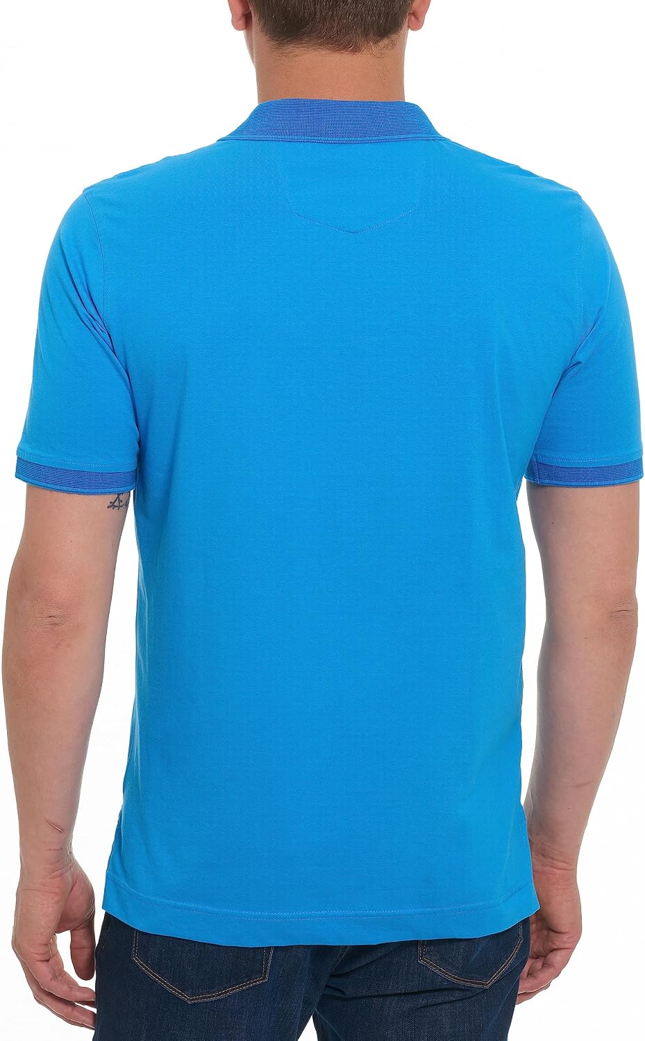 Robert Graham Men's Lucifer Logo Cotton Polo Shirt, Comfortable Fit, Short-Sleeve Premium Knit Top for Dress & Casual Wear image 2
