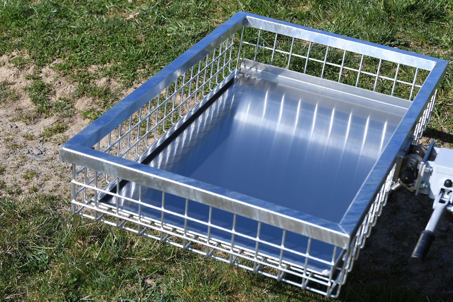 Heck-Pack Rampa górska, rampa załadunkowa, rampa, pomoc do załadunku z blachy aluminiowej (do bagażnika tylnego 600 mm)