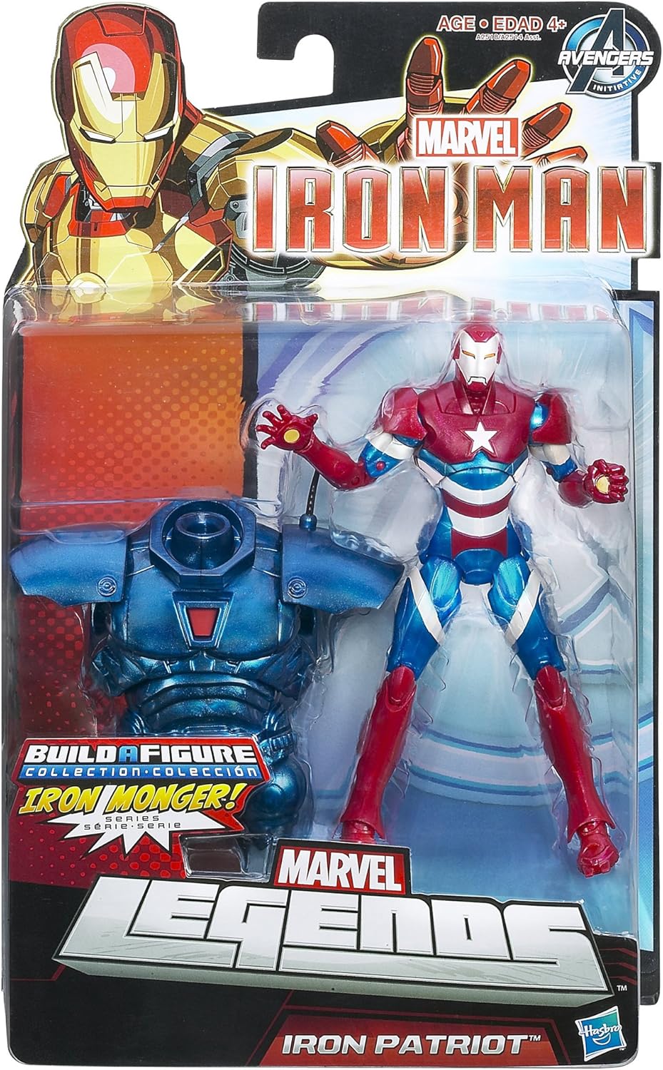 Marvel Iron Man Legends Heroic Age Iron Patriot Figure