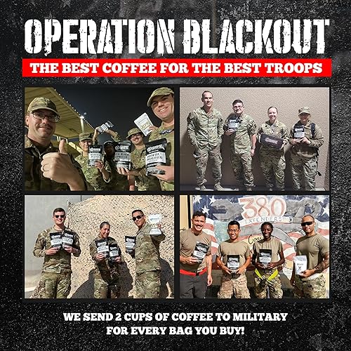 Miniatura 8 de Blackout Coffee - Café molido con sabor a tostada francesa a canela, tostado medio, café molido, bolsa de 12 onzas