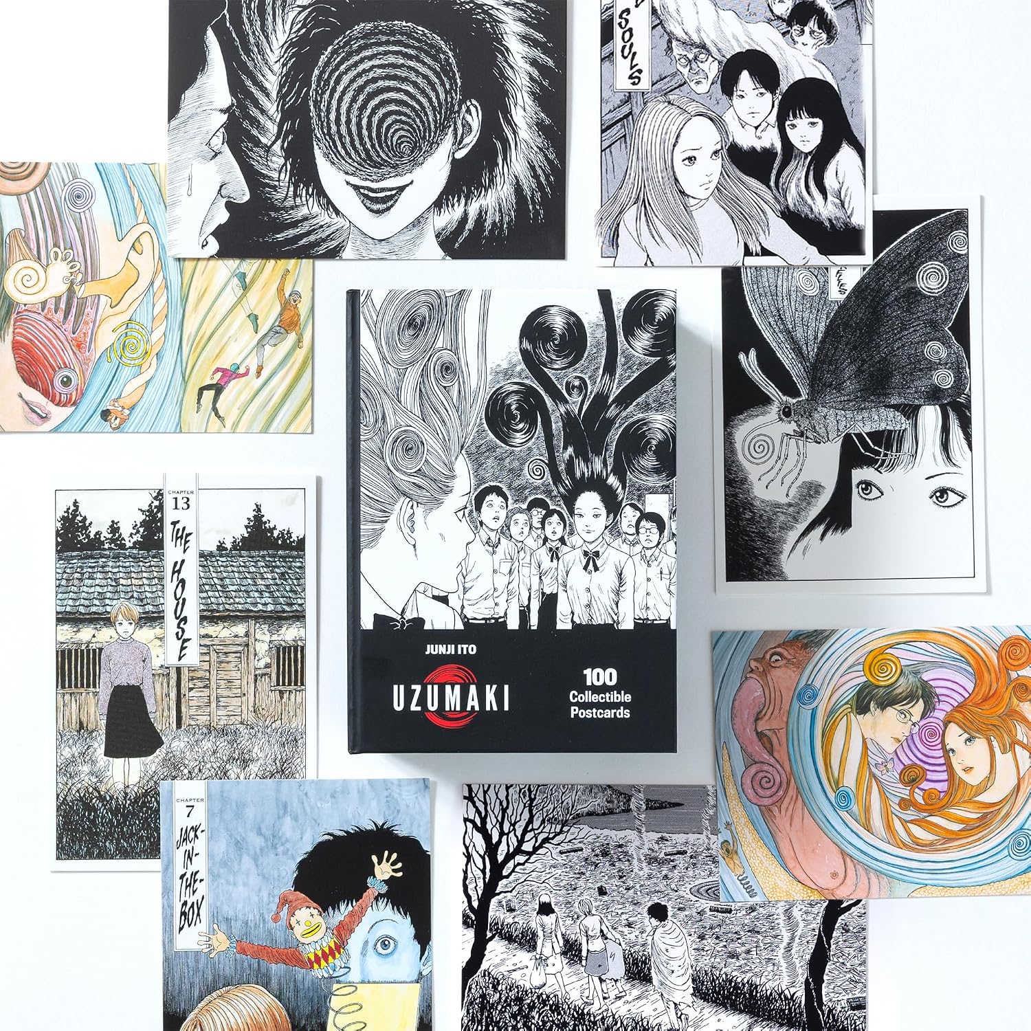 Junji Ito Uzumaki: 100 Collectible Postcards - Mise en situation et utilisation