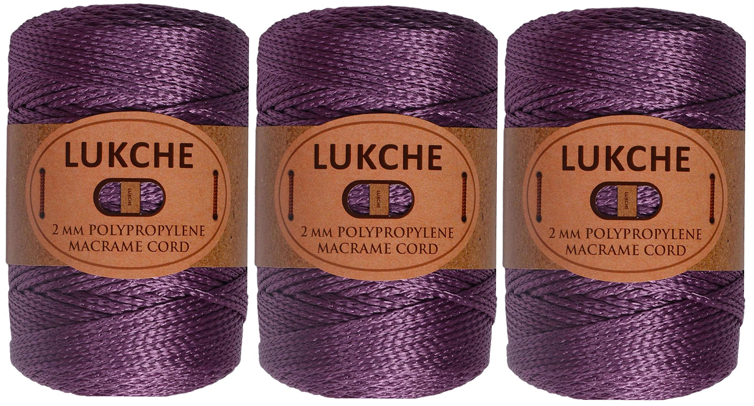 Corde macramé 2mm en polyester de qualité supérieure pour vos suspensions murales haut de gamme