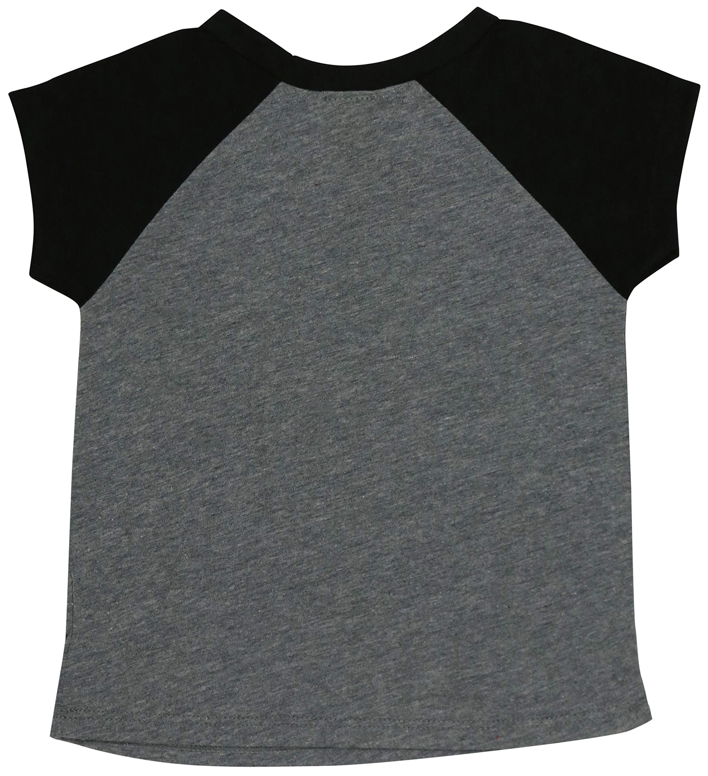 ToBeInStyle Playera de Manga Corta con Cuello en V y Contraste para niños y niñas