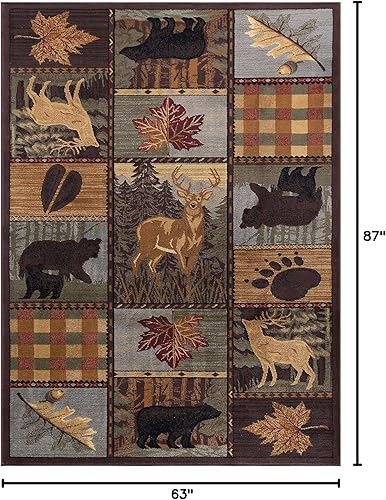 Miniatura 11 de Colorblock Wildlife - Alfombra multicolor de 3 x 8 pies para pasillo, pasarela, entrada o vestíbulo, logia, novedad