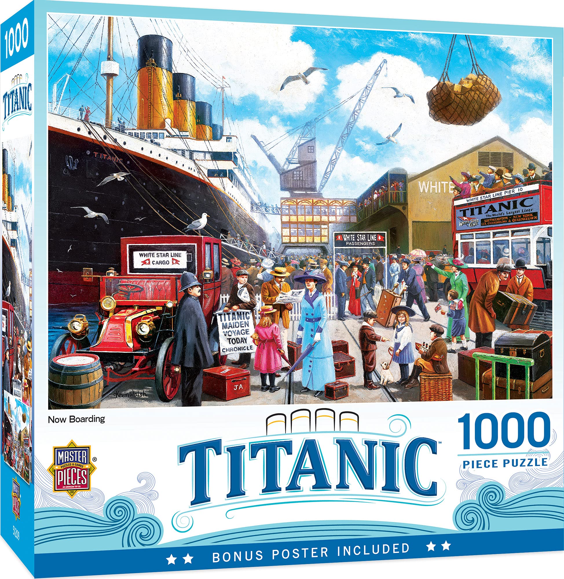 1000-Piece Titanic Wooden Jigsaw Puzzle - Family Fun For Adults & Kids, 75x50cm Large Art Decor