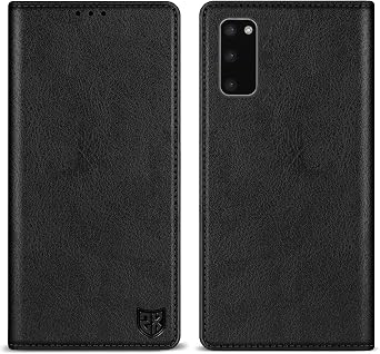 for Samsung Galaxy S20 Wallet Case with [RFID Blocking] Card Slot Stand Strong Magnetic Leather Flip Fold Protective Phone Case for Samsung Galaxy S20 Case Wallet(Black-6.2 inch)