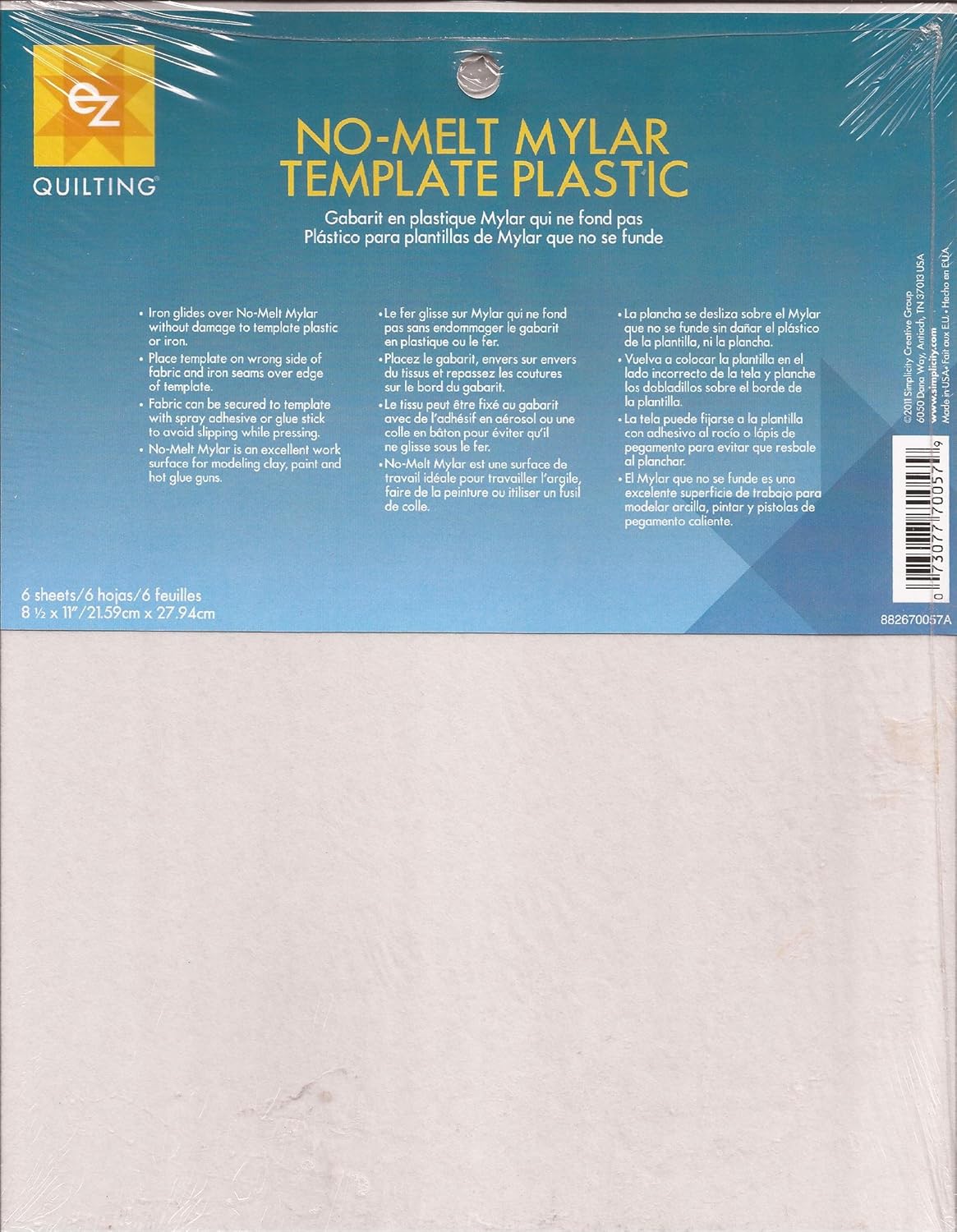 Lot De 6 Gabarits Hexagonaux En Plastique, Découpe/marquage, Bon état