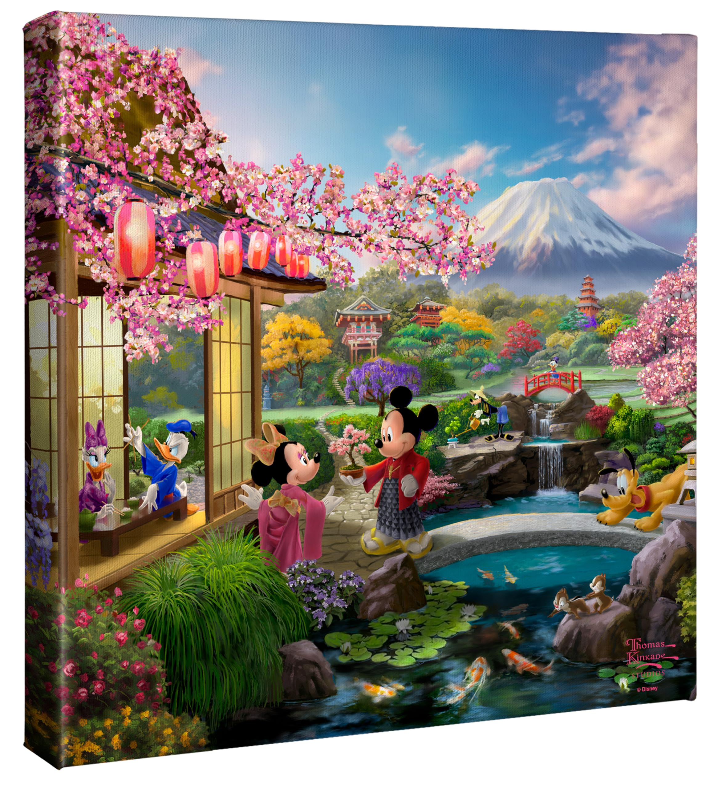 キョ　ディズニー　トーマスキンケードThomas Kinkade Amazon.com: Thomas Kinkade Studios Disney Mickey and Minnie