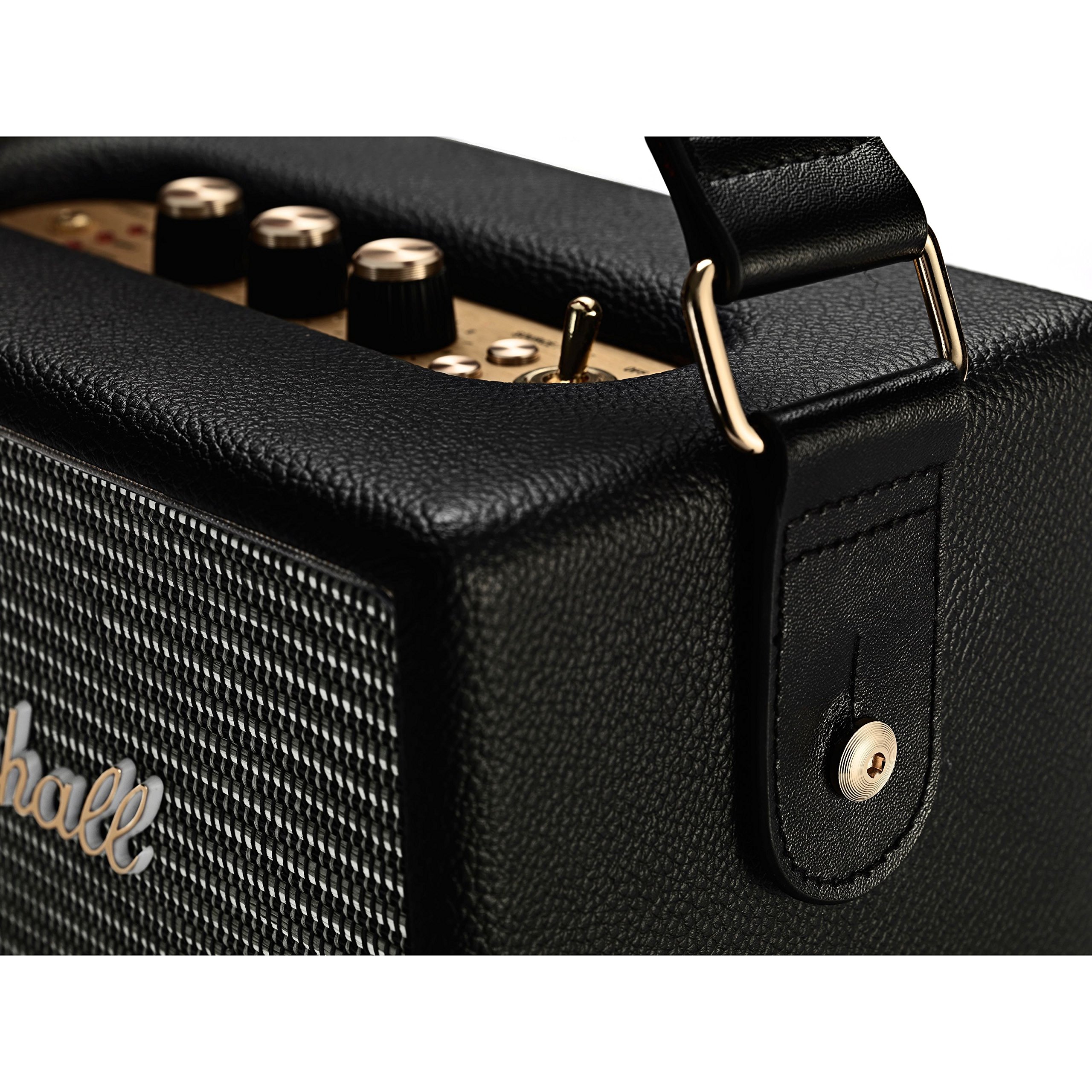 Marshall Speaker Kilburn Portatile a Batteria Bluetooth per MP3/Smartphone, Nero