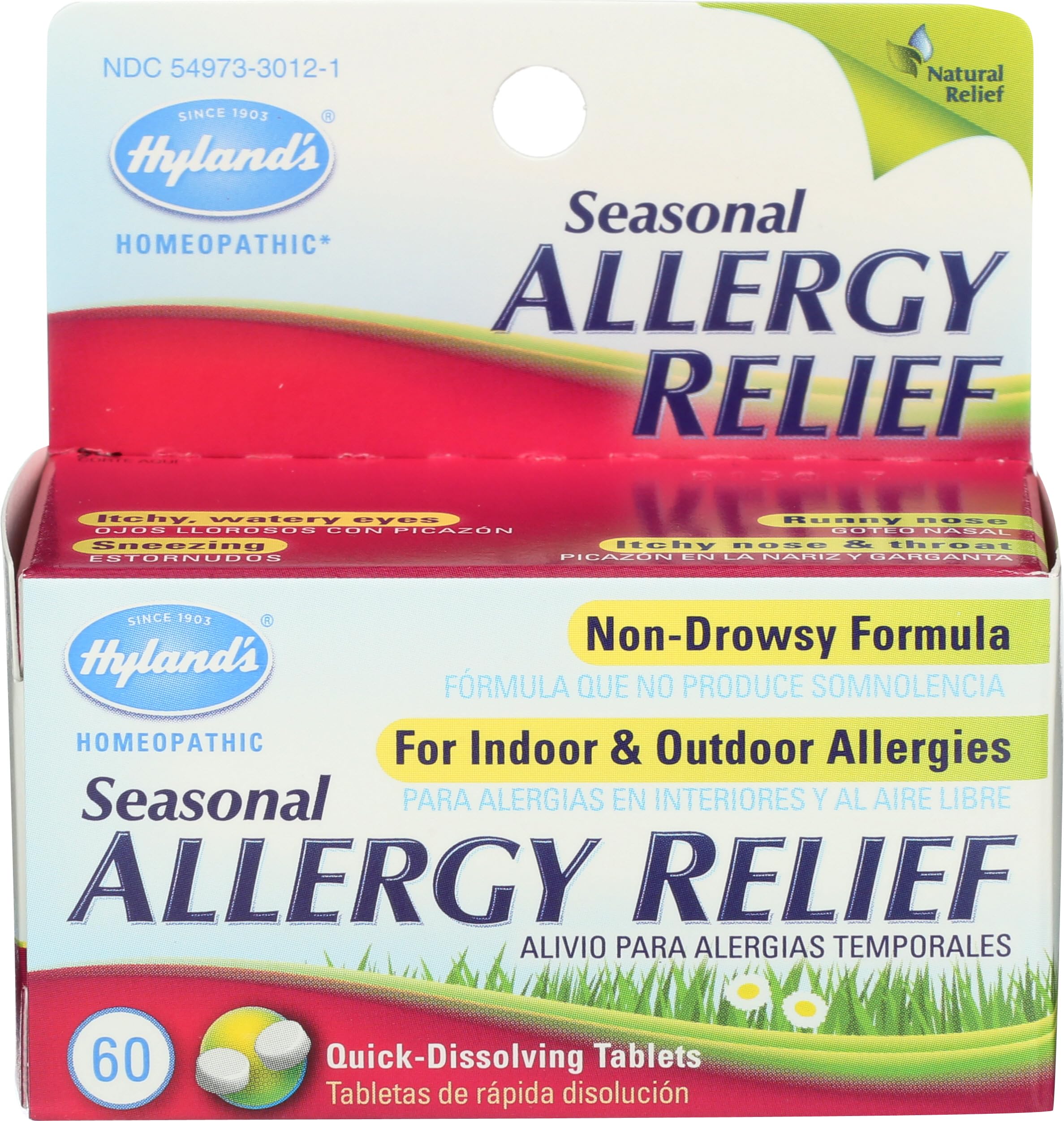 Hyland's Homeopathic Seasonal Allergy Relief Tablets