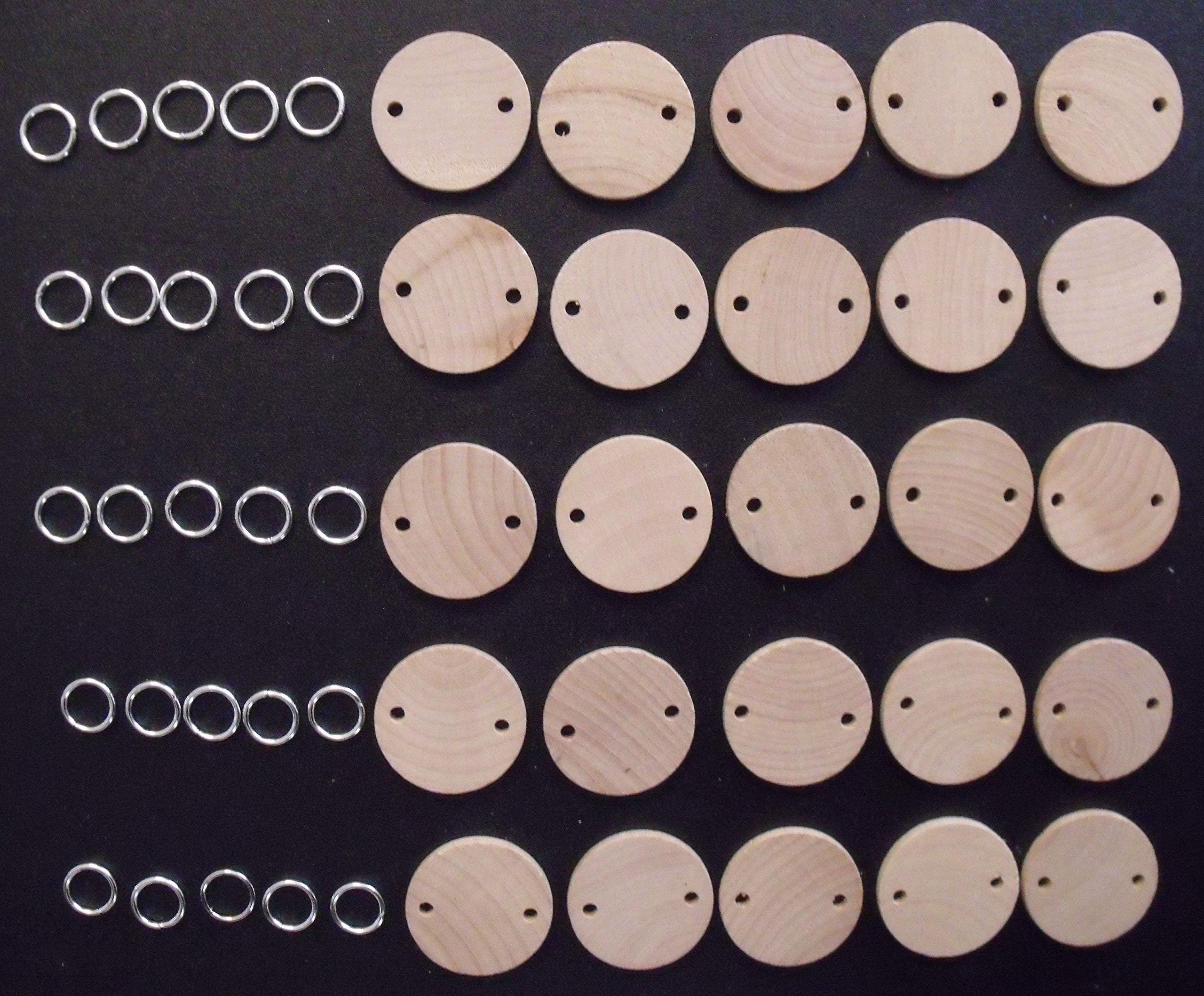 Birthday board tags, circles, name tags, name circles, wooden circles