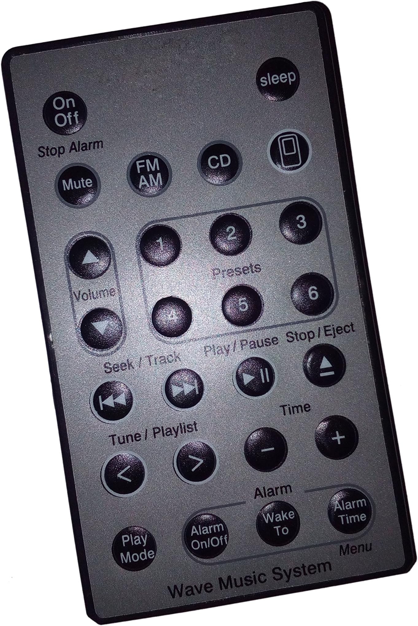 New Replacement Remote Control for Bose Wave Music System AWRCC2 AWRCC5 AWRCC6 5 Multi CD Changer Accessory Silver