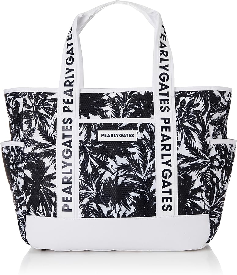 パーリーゲイツ】2022年ロゴネーム×モノクロ ゴルフロッカーバッグ ポーチ付き パーリーゲイツ】2022年ロゴネーム×モノクロ ゴルフロッカー