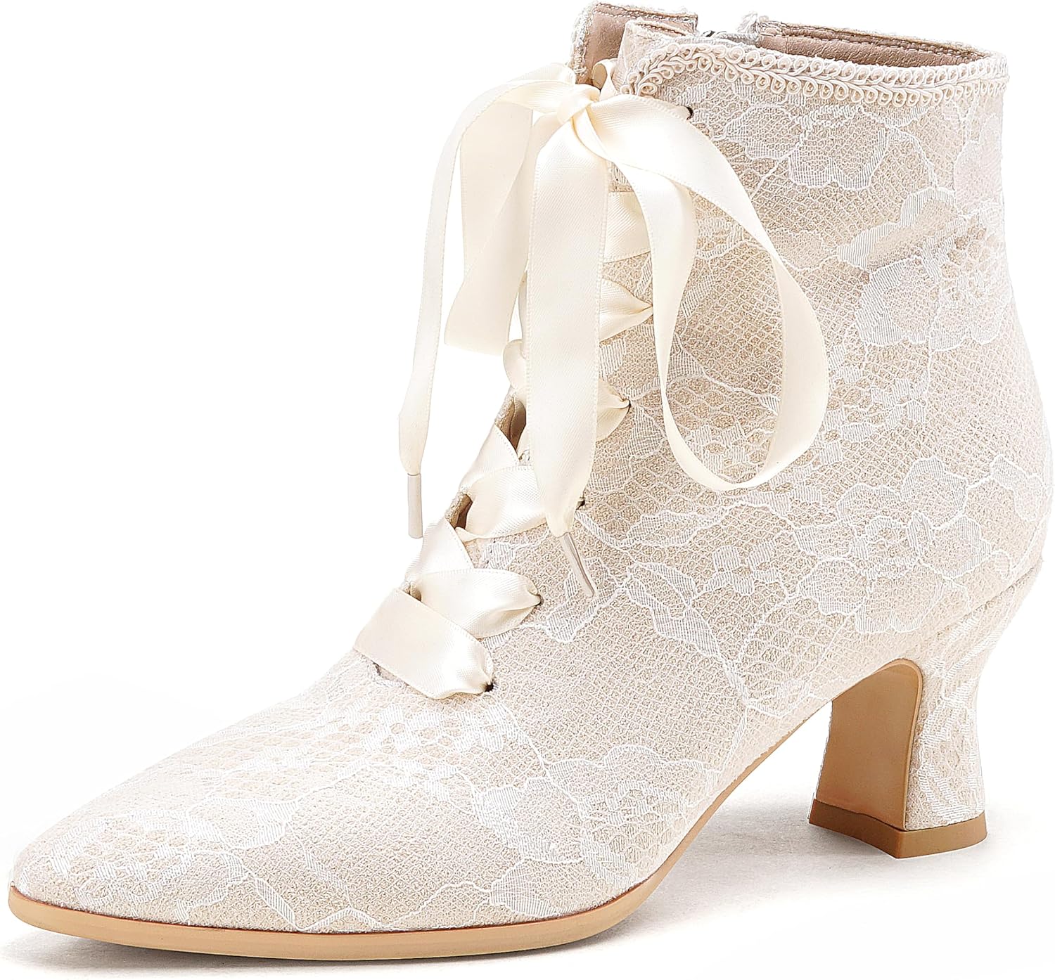 ErikenUrben Women Victorian Boots - Zip Closure Comfort