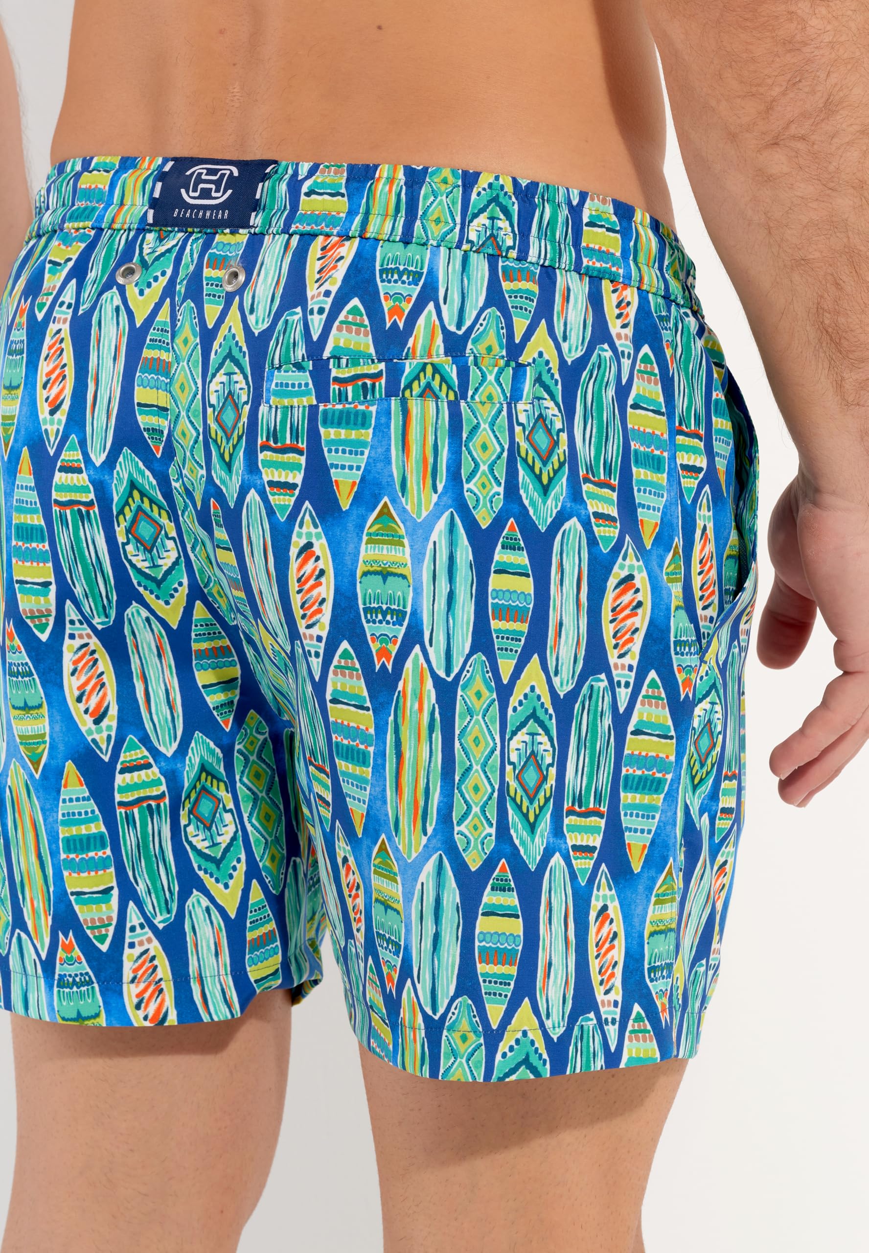 HOM Short de Bain Marbella Slips Homme