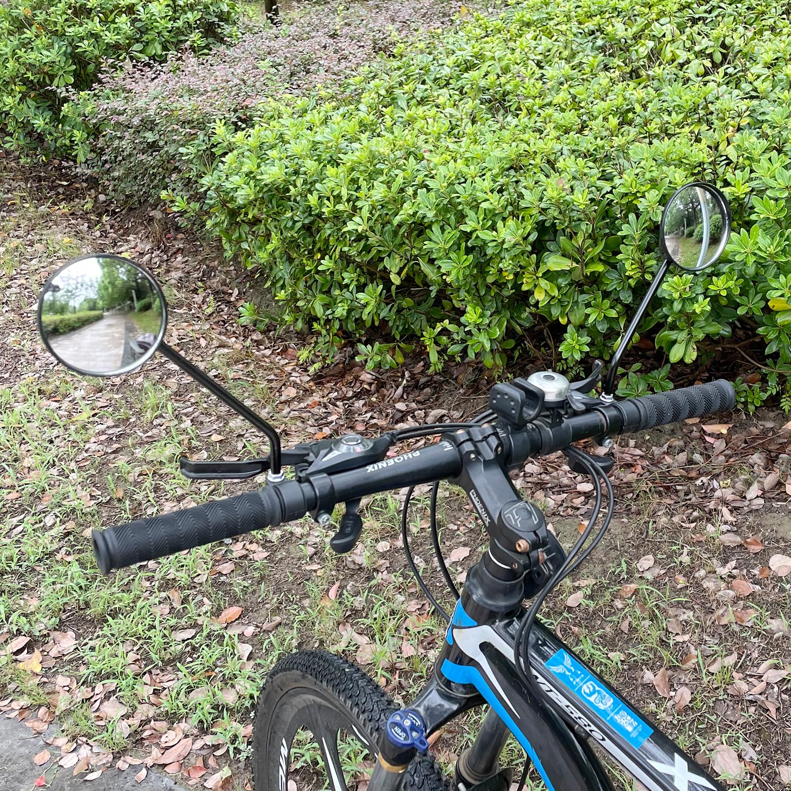 Bike Mirrors for E-bikes, Bicycle Rear View Mirror, HD Glass Mountain Bike Rear View Mirrors, Universal Bicycle Mirrors for Handlebars 0.87-0.98 inch (22-25 mm)