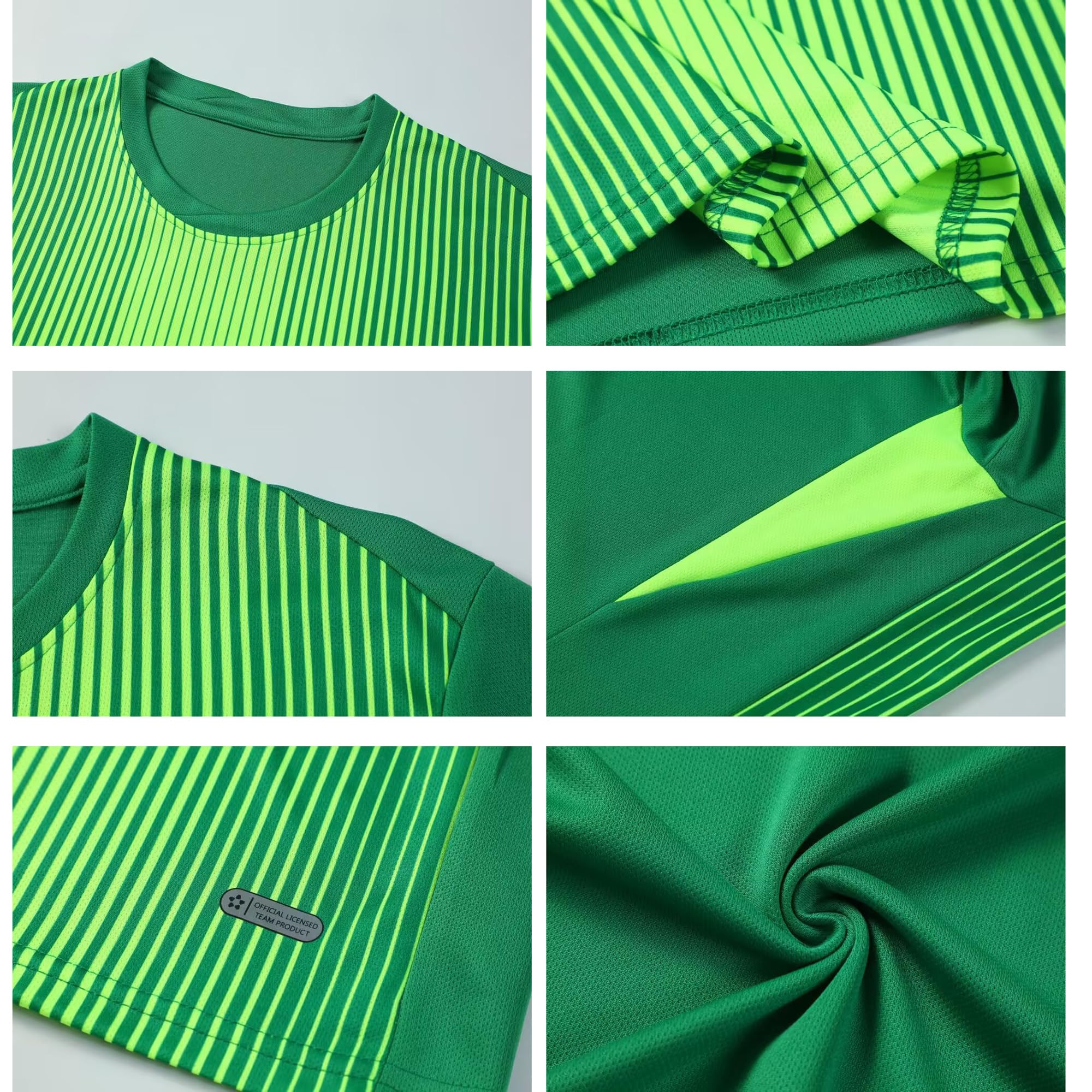 Torwart Trikot Erwachsene Kinder Atmungsaktives Torwarttrikot mit Gepolstert Torwarthose Shorts für Fußball Training Wettkampf Handball Ausrüstung