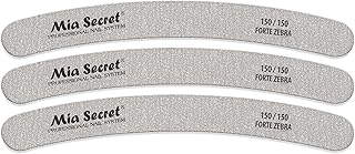Forte Zebra Curve Nail File 150/150 Green Center 3 pack