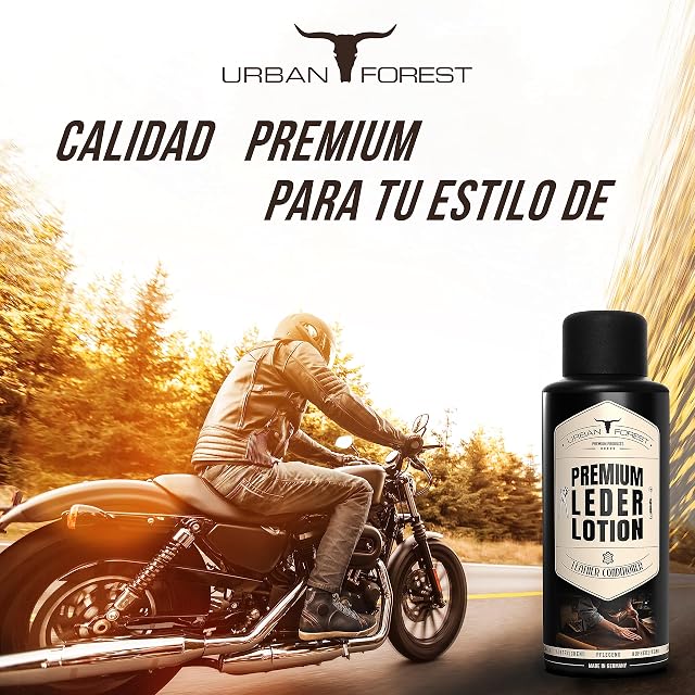 Foto 3 de 5 de URBAN FOREST Loción para Cuero y Crema para Cuero para el hogar y el automóvil I Agente Limpiador para sofás…