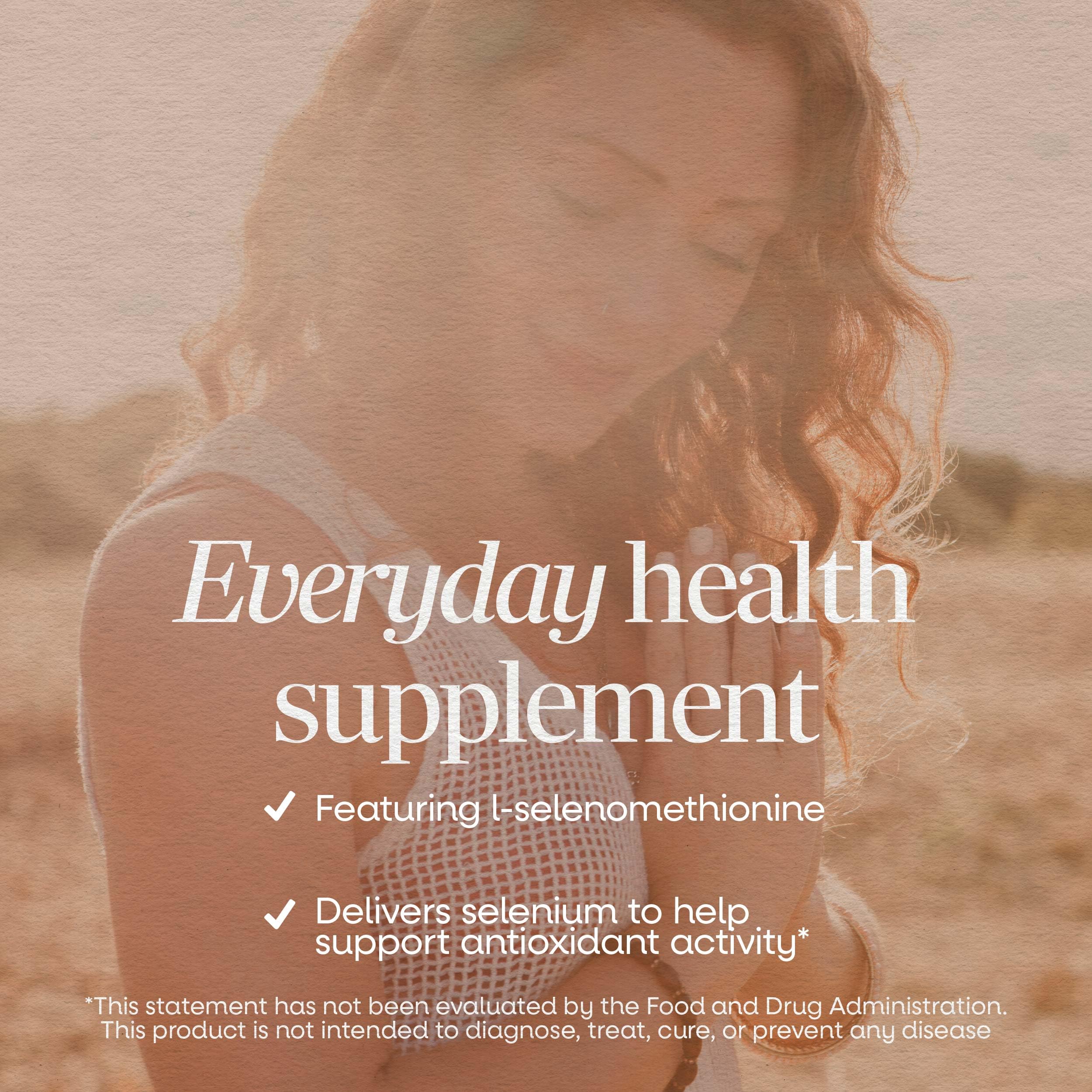 Nature's Way Selenium - L-Selenomethionine Supplement for Antioxidant Support* - 200 mcg per Serving - Dairy, Soy & Gluten-Free - 100 Count (100 Servings) — Amazon image 3