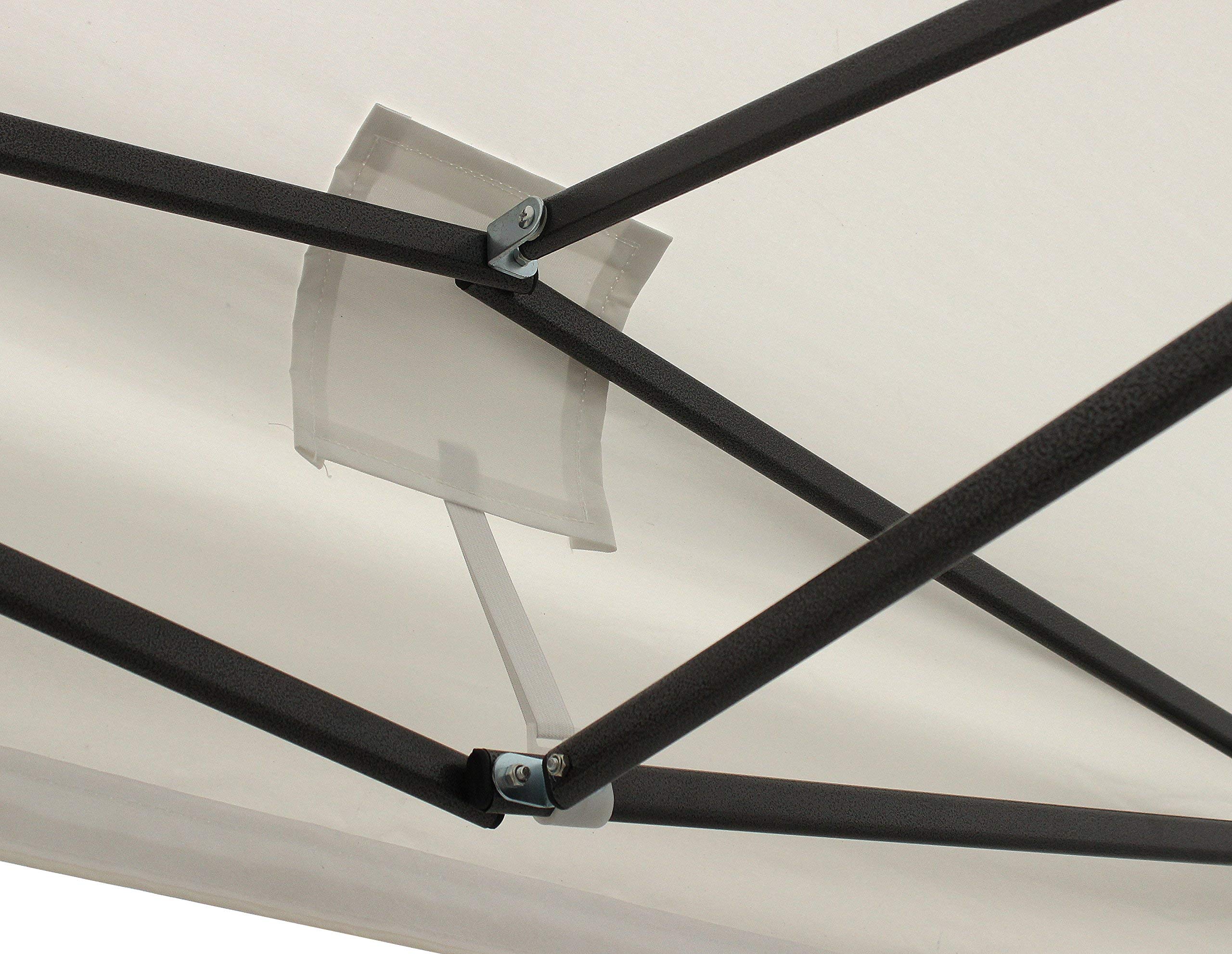 All Seasons Gazebos 3x3m Totalmente Impermeable Pop up Gazebo Incluye 4 Paredes Laterales - Blanco