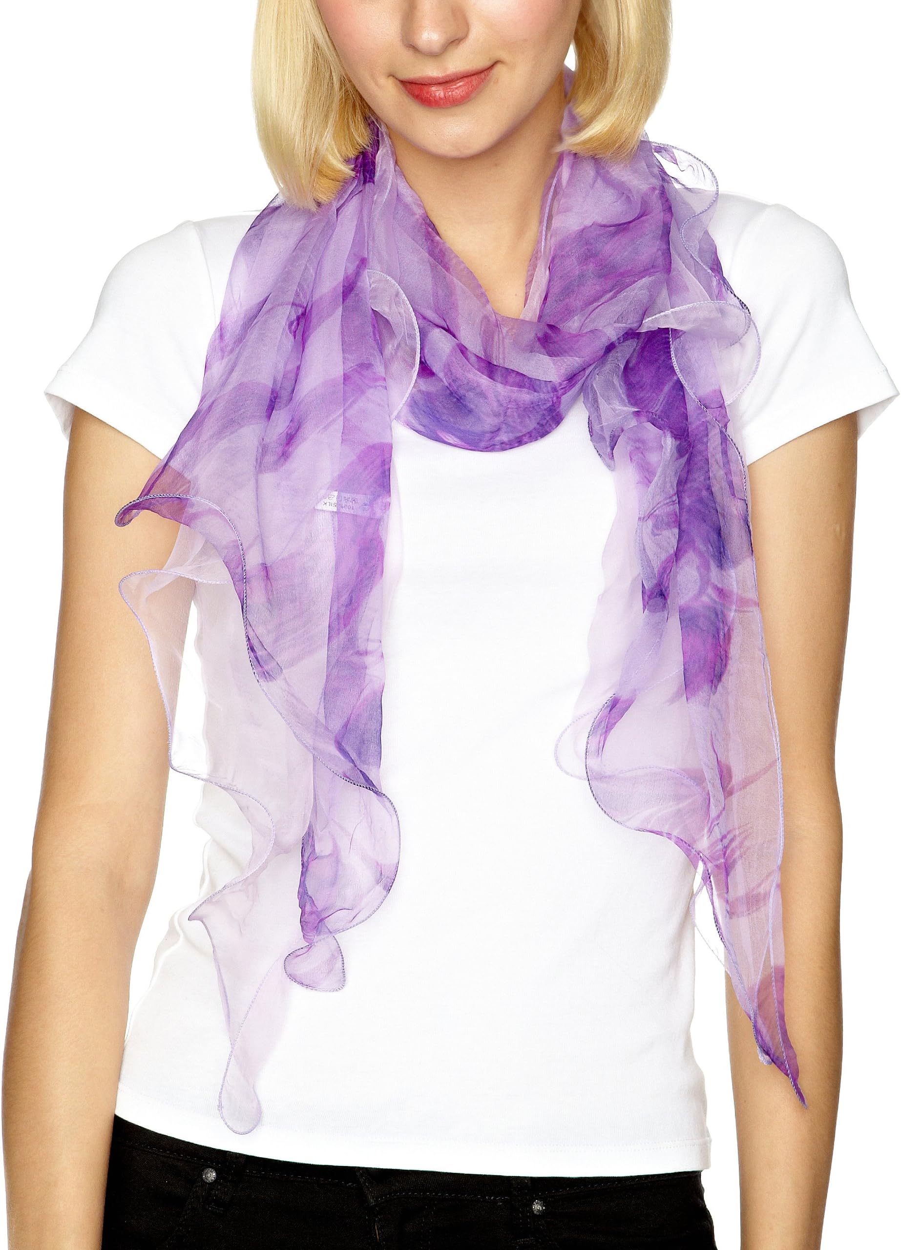 Bellewear Diamond Double Silk Women's Scarf