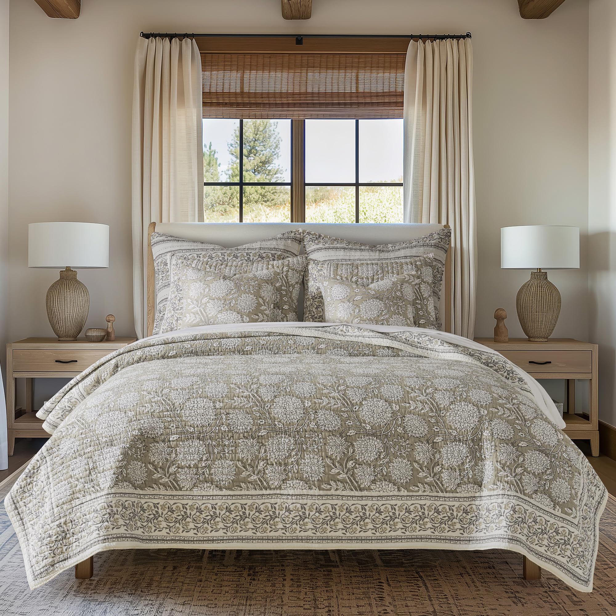 Levtex Home Adare Taupe Quilt