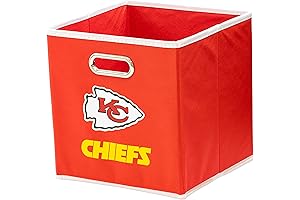 Franklin Sports NFL Storage Bins: Chiefs Stuff to Secure Your Sporting Essentials