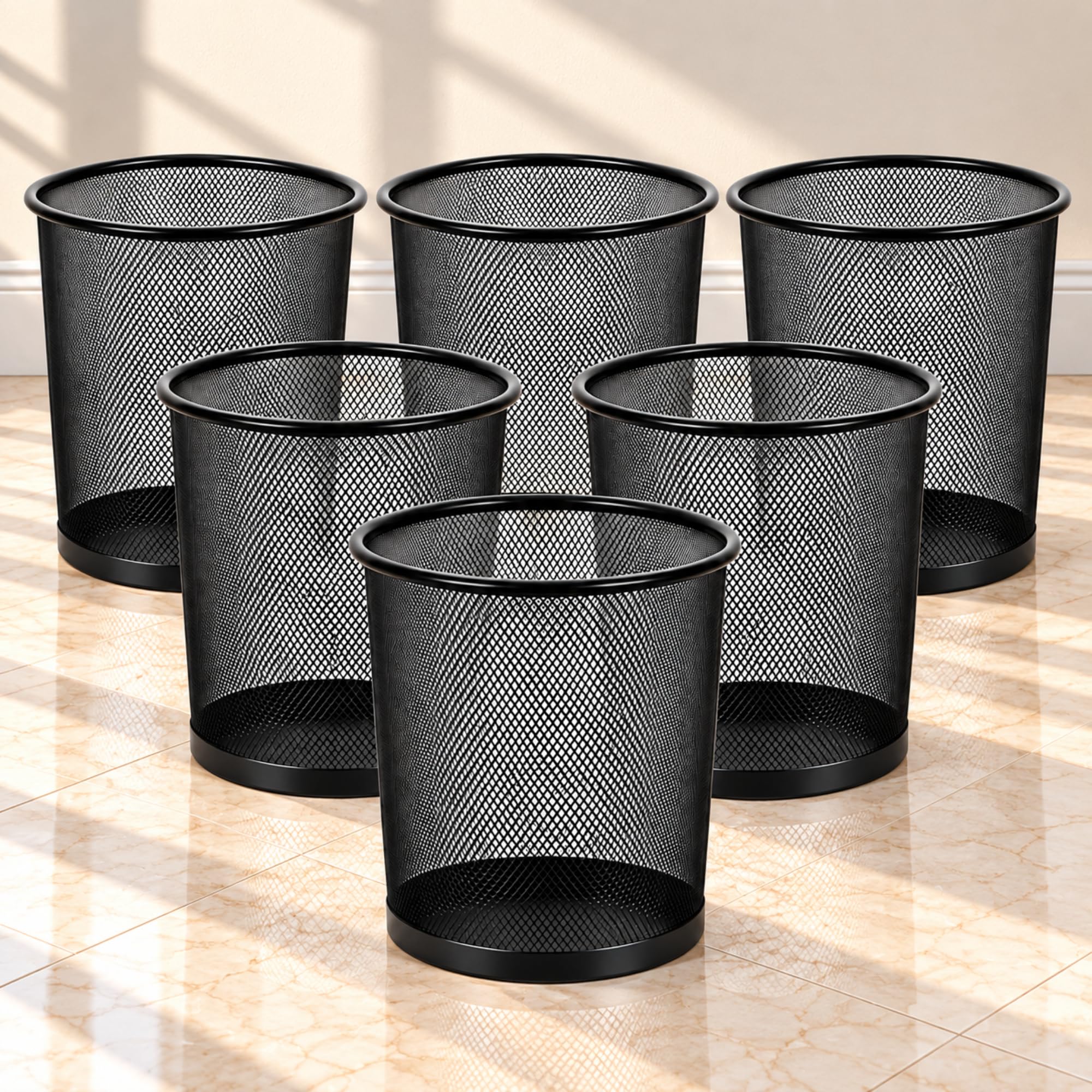 GoodWill Tech Mesh Recycling Bins - Black, 13L -23 GoodWill Tech Mesh Recycling Bins - Black, 13L -23