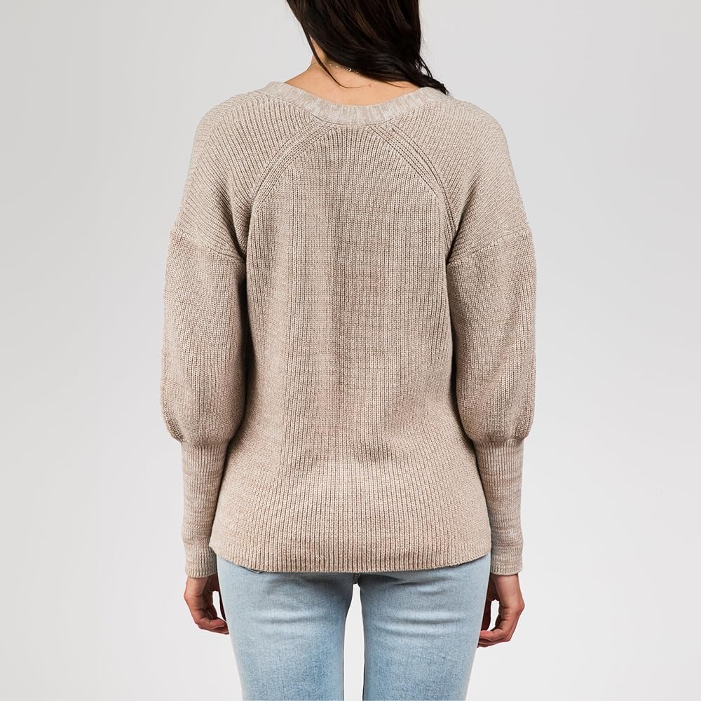Leite Apparel Women's Madison 100% Cotton Knitted Sweater Madison