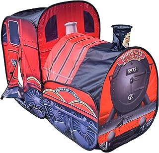 Harry Potter Hogwarts Express Pop Up Tent â€“ Easy to Setup Playhouse for Kids | Red Train Toy with Two Entrances â€“ Sunny Days Entertainment