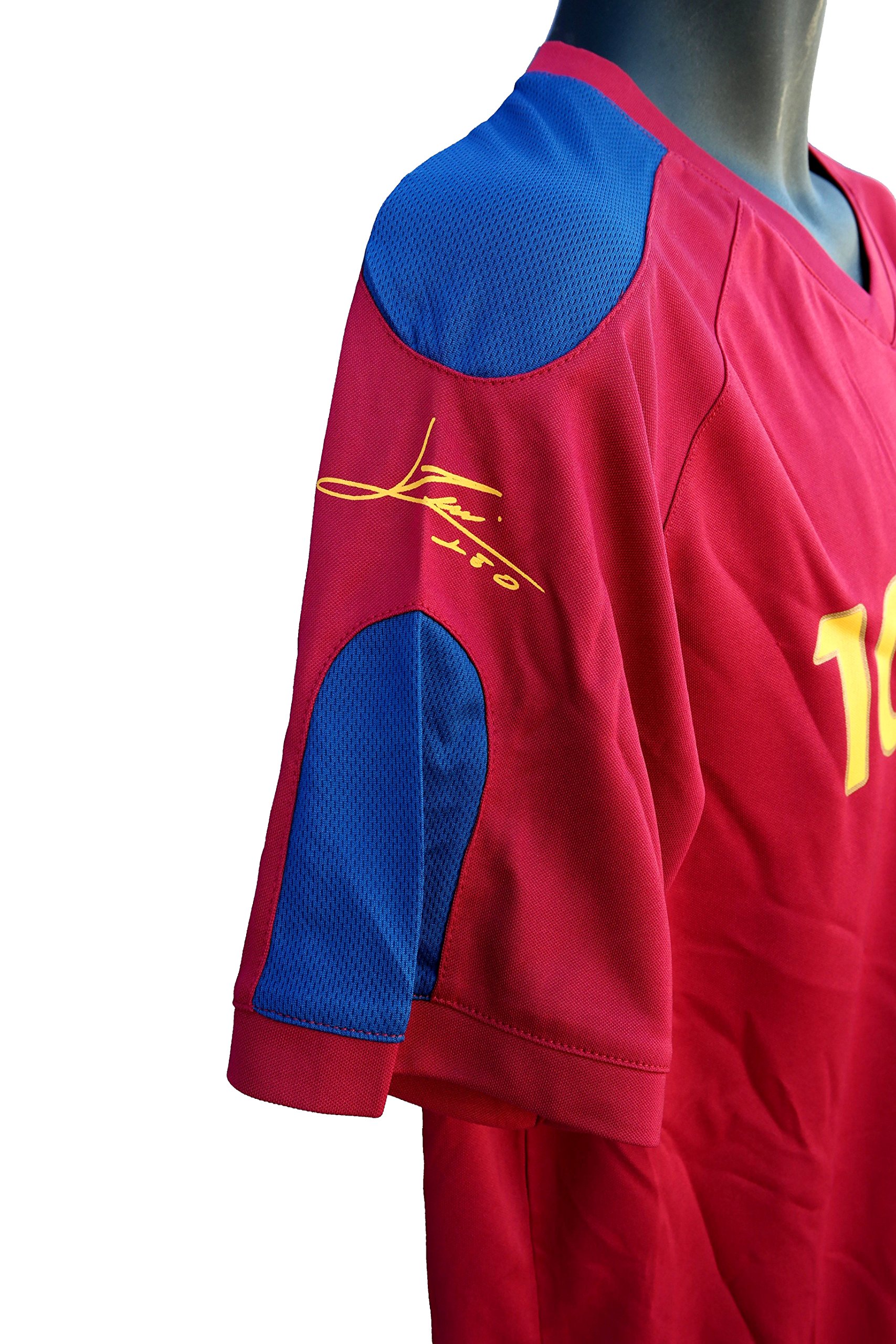 FC Barcelona Messi 10サッカーゲームシャツ FC Barcelona Messi Number 10 Official Adult Soccer Signature