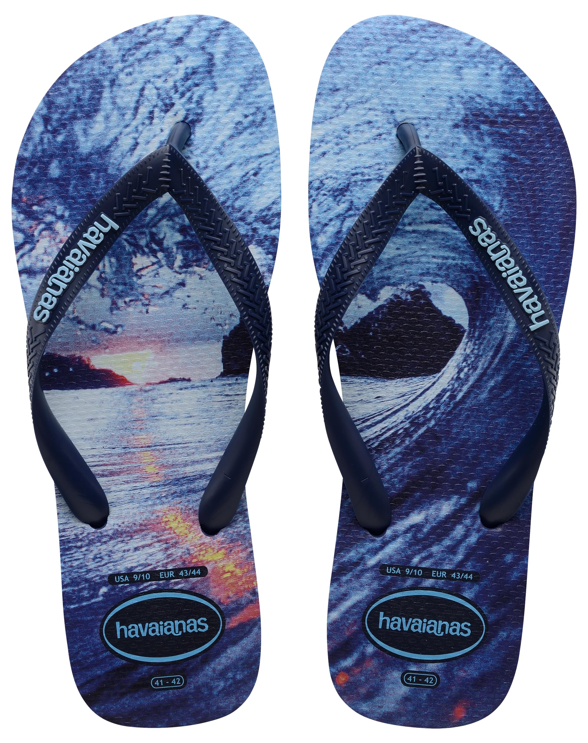 Havaianas Hype Men FlipFlop Navy Blue/Navy Blue/Lavander Blue 8.5/9 UK