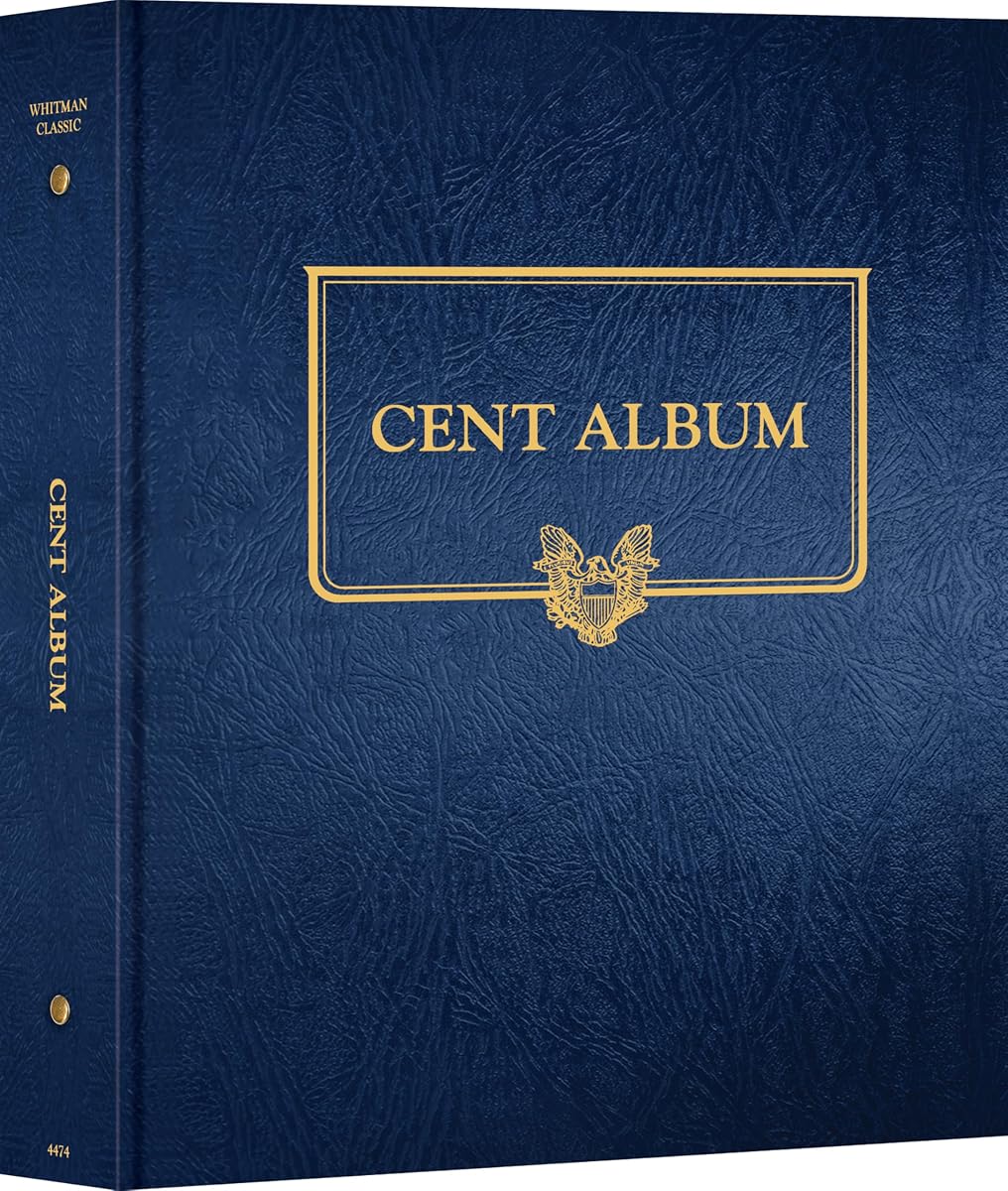 Álbum de monedas Whitman Classic®: centavos de EE. UU.: simple, sin fechas (incluye páginas en blanco)