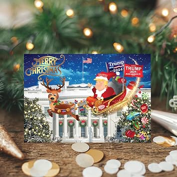 Donald Trump Christmas Cards - SET OF 25 CARDS I Funny Trump Cards I Make Christmas Great Again I Trump Xmas Cards I Trump Merchandise I Trump Gifts